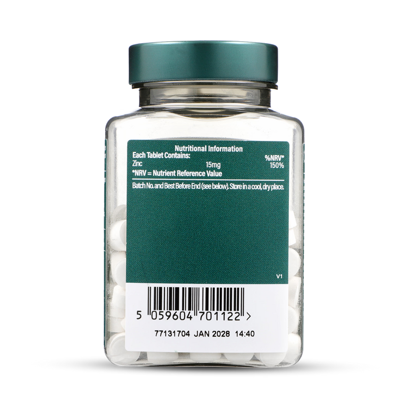 Holland & Barrett Zinc 15mg tablets 240 count (British brand)