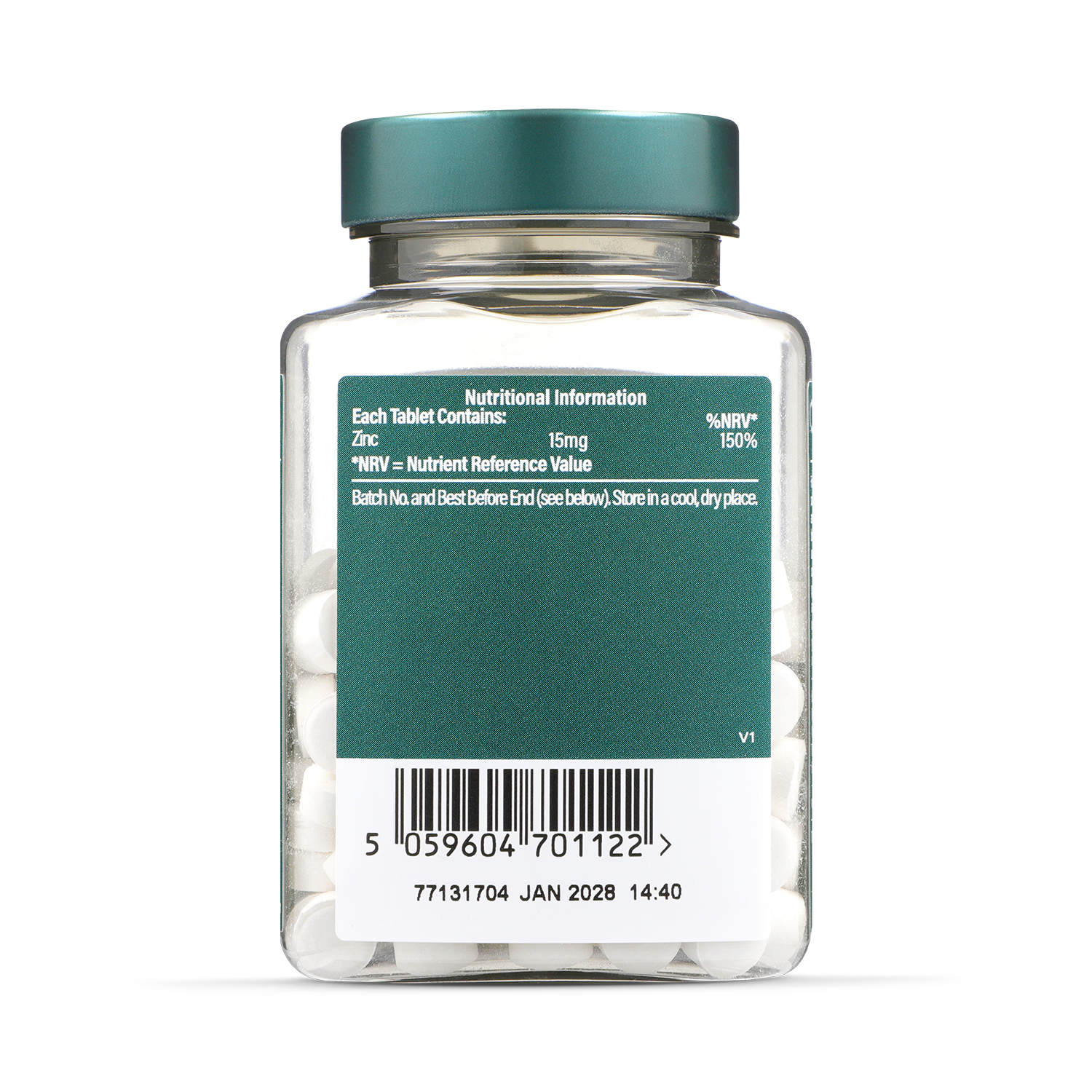 Holland & Barrett Zinc 15mg tablets 240 count (British brand)
