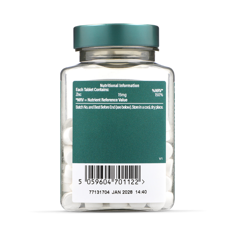 Holland & Barrett Zinc 15mg tablets 240 count (British brand)