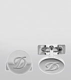 S.T. Dupont Iconic Monogram metal cufflinks, imported from the UK