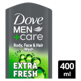 Dove Men+Care Body and Face Wash Extra Fresh 400ml GOODS Boots   