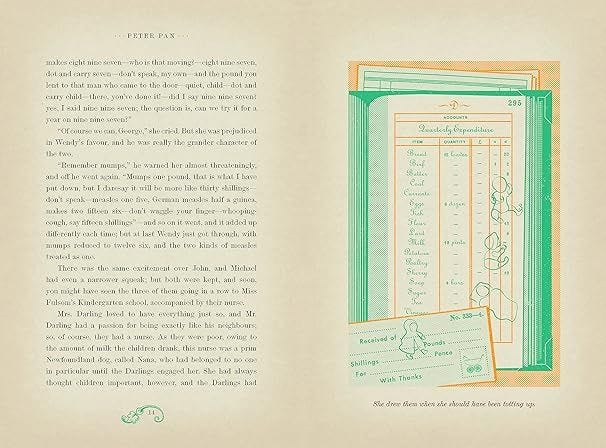 J.M. Barrie Peter Pan gift edition book - British product