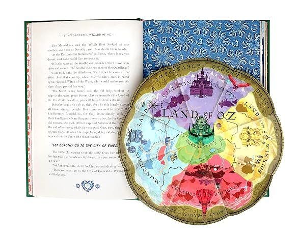 L. Frank Baum Wizard of Oz interactive pop-up book, UK version