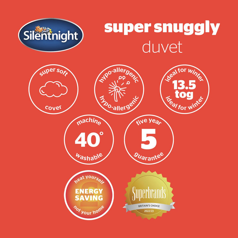 Silentnight Super Snuggly 13.5 Tog Duvet - Kingsize