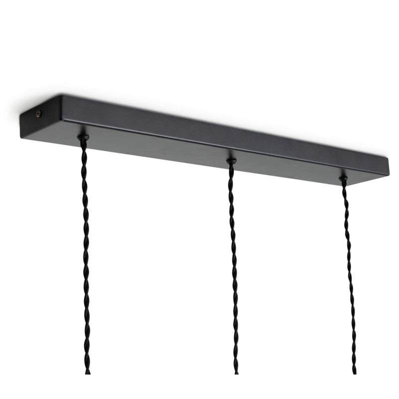 Argos Home Kanso glass 3 light pendant ceiling light - British product