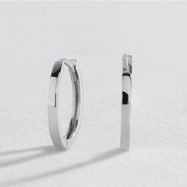 Revere sterling silver mini hoop earrings, imported from the UK