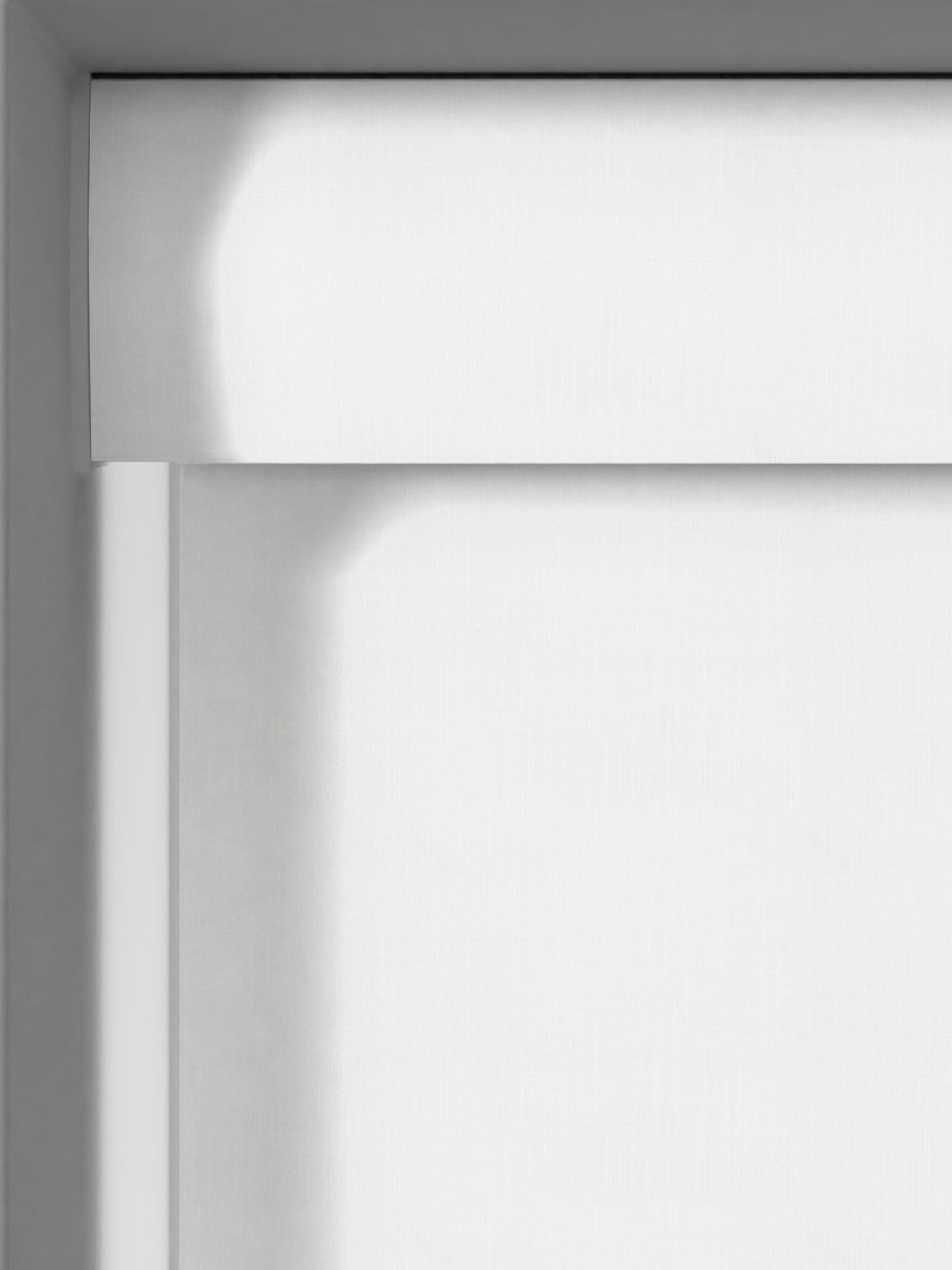 Next Ice White Heaven roller blind made to measure - British brand