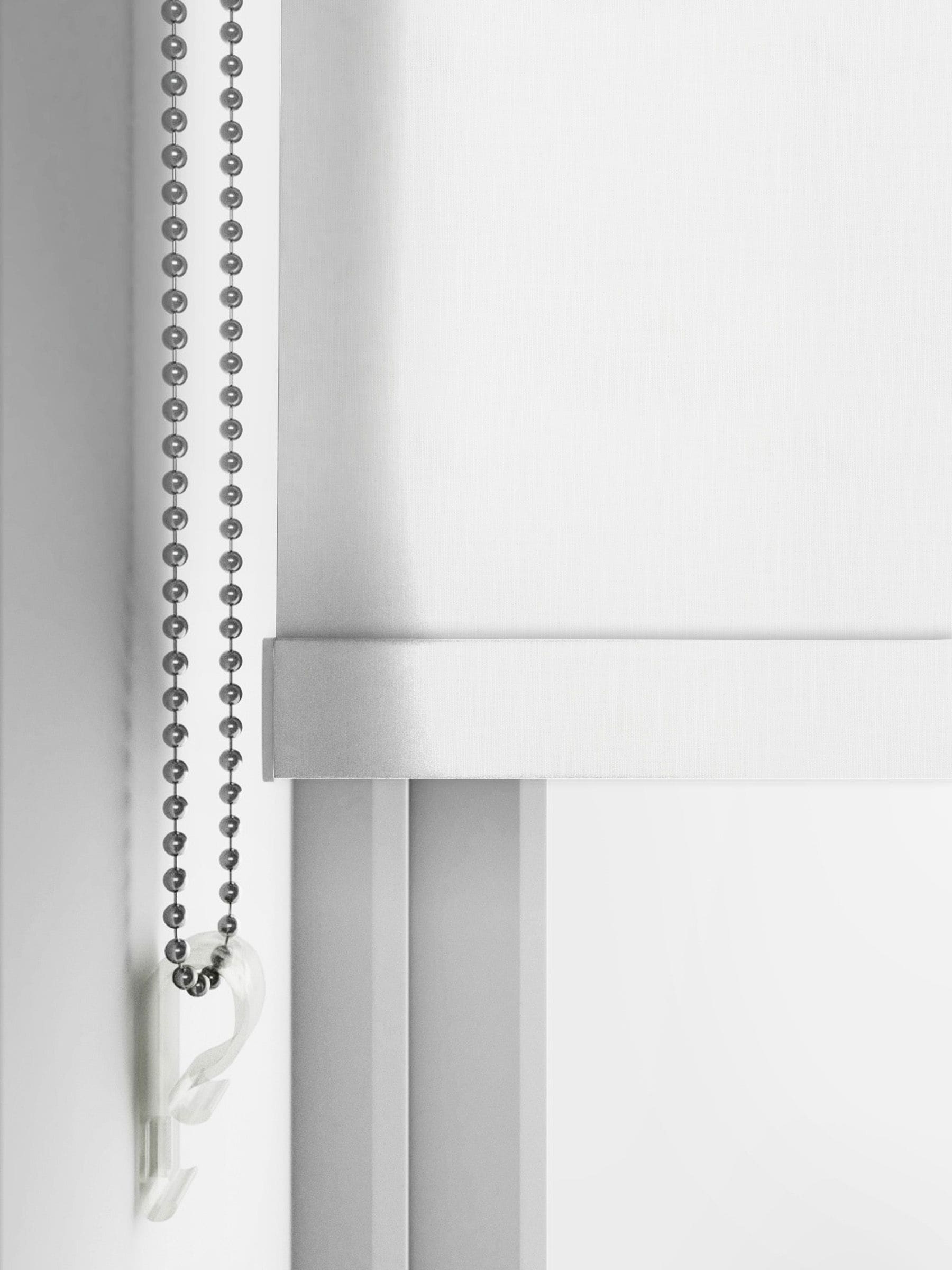 Next Ice White Heaven roller blind made to measure - British brand