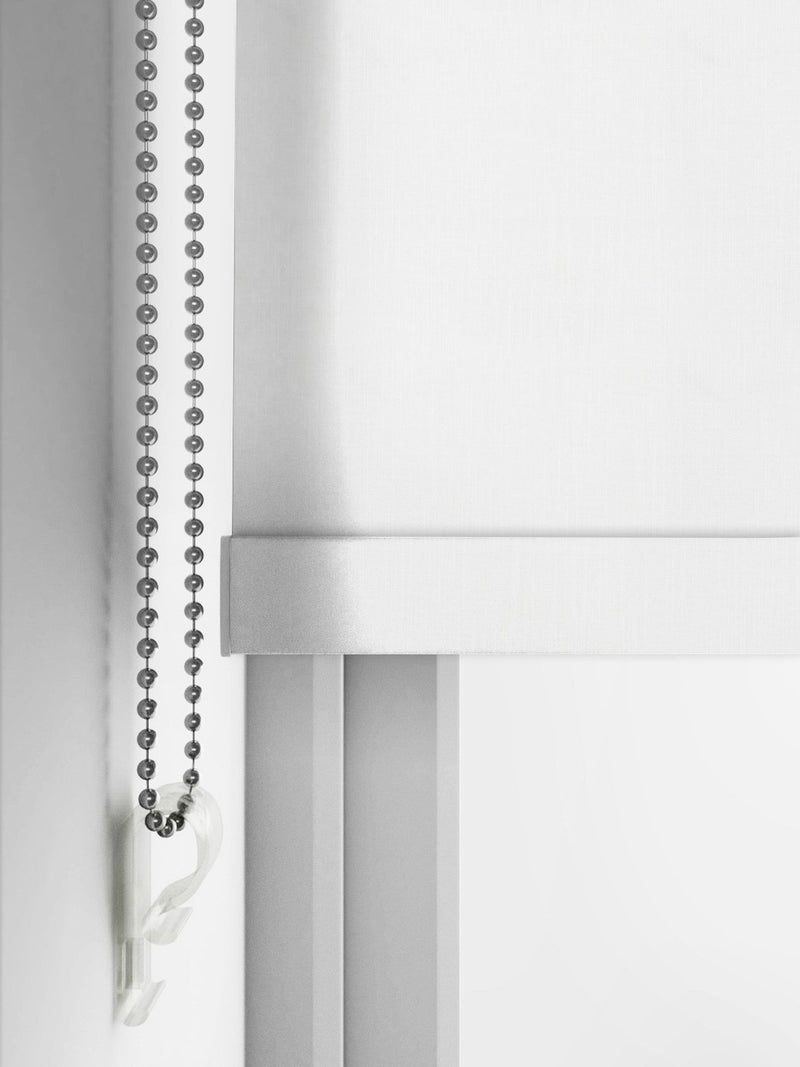 Next Ice White Heaven roller blind made to measure - British brand