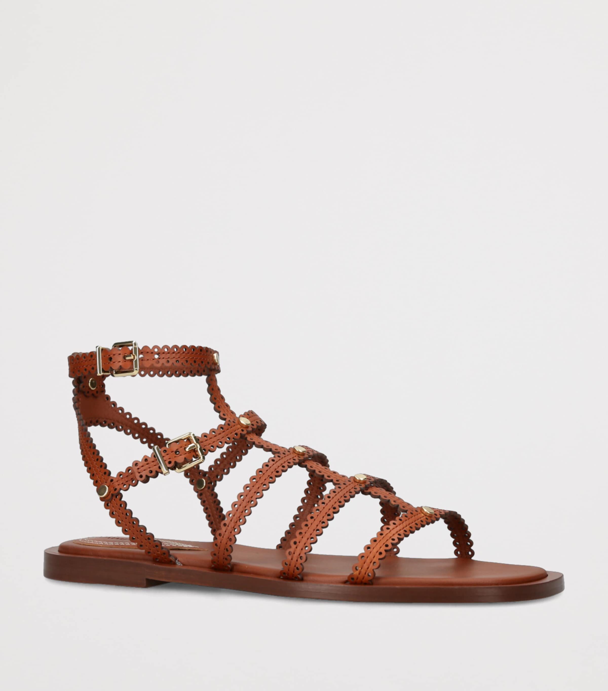 Zimmermann Goldie Ledersandalen (britische Marke)