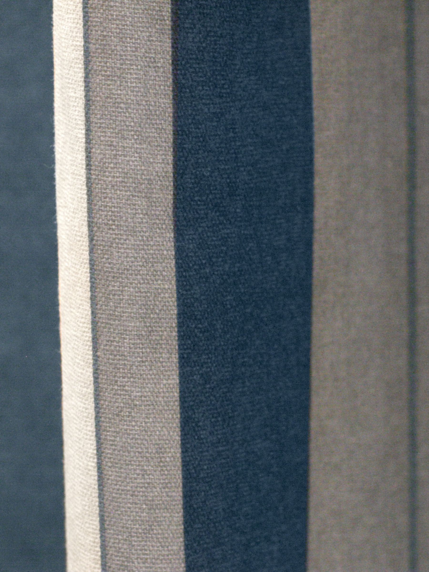 Fusion Blue Whitworth eyelet curtains, 167x137cm (British brand)