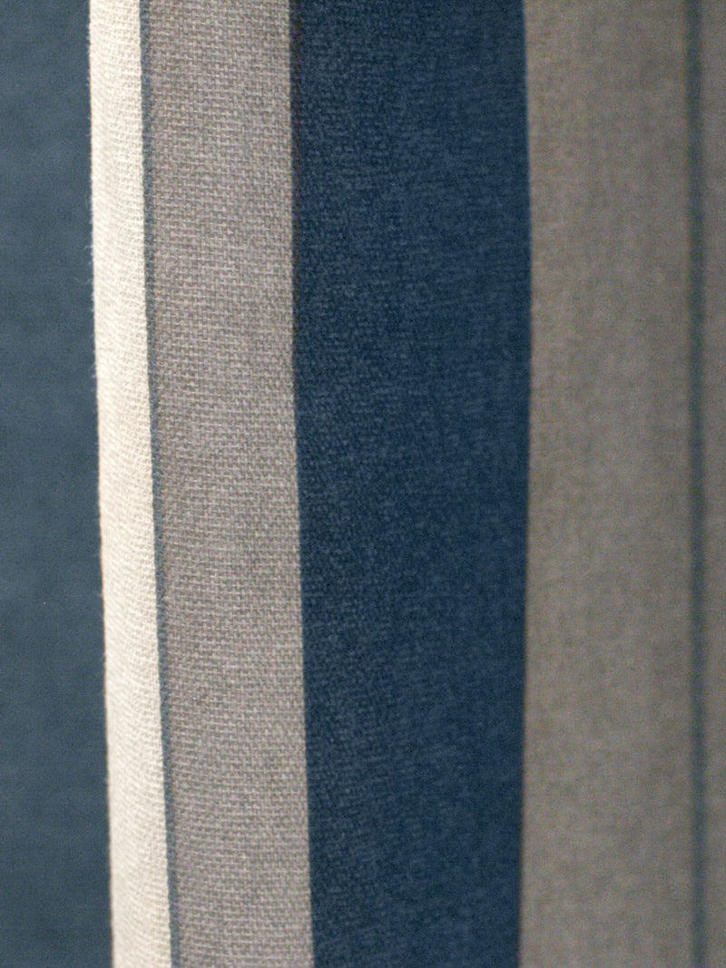 Fusion Blue Whitworth eyelet curtains, 167x137cm (British brand)