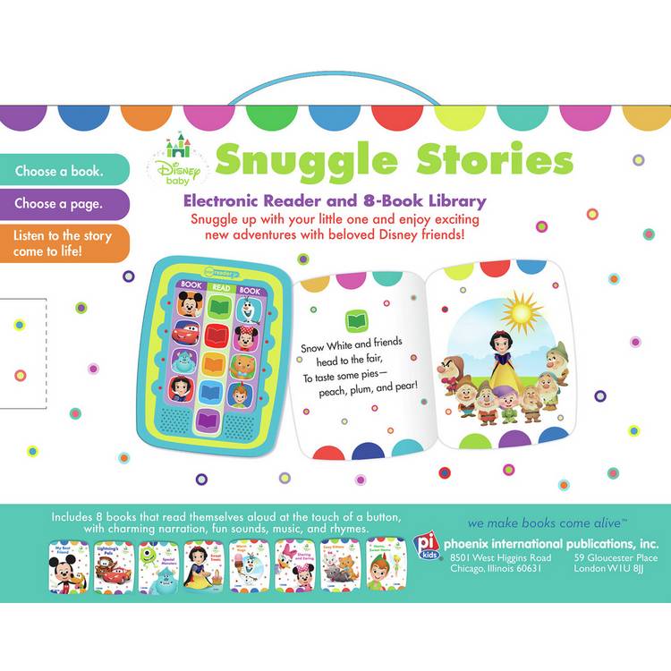 Disney Baby Me Reader Jr Snuggle Stories baby electronic reader (British brand)