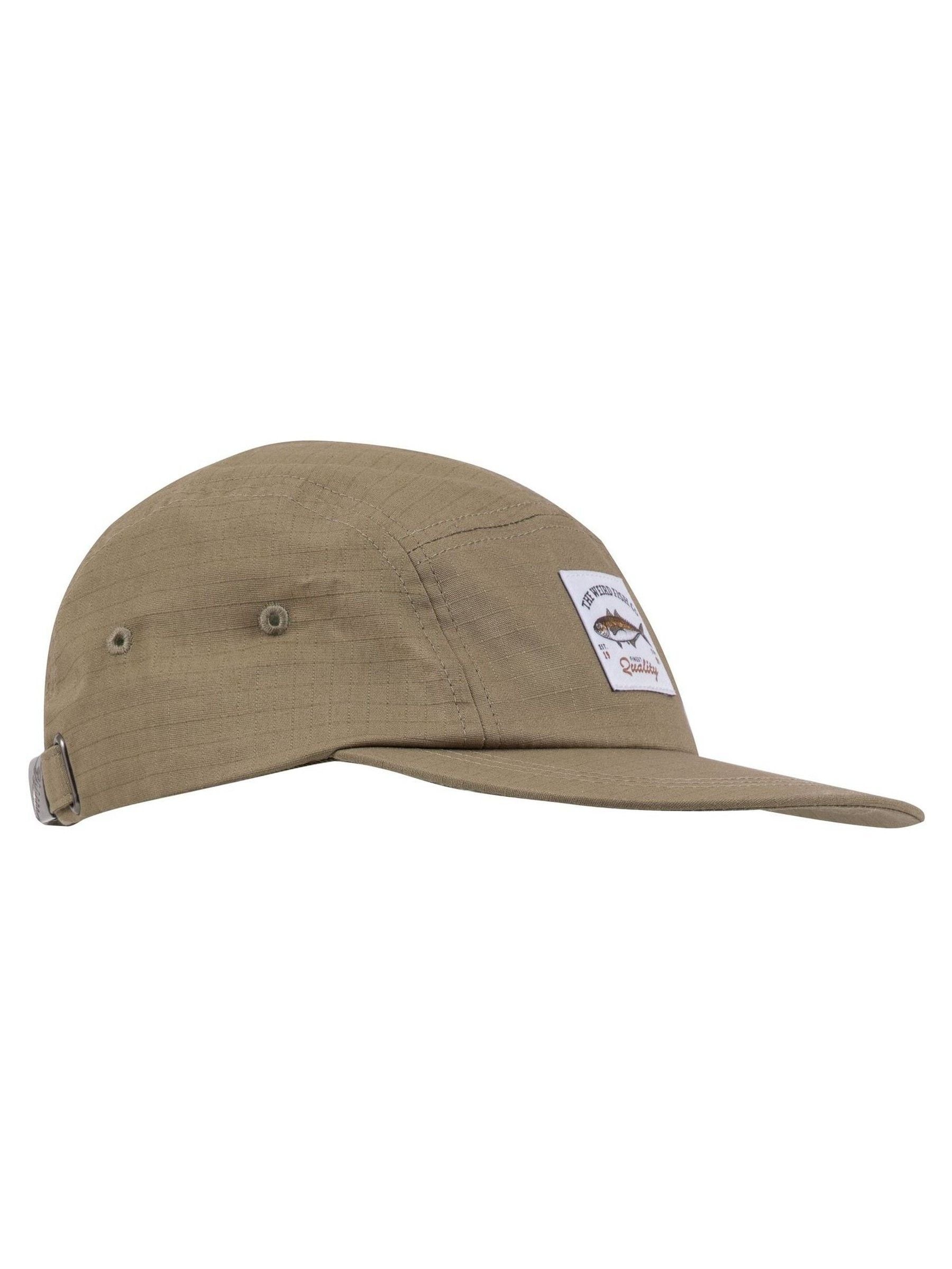 Weird Fish Green Mortimer Twill cap, imported from the UK
