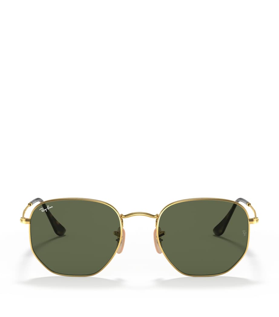 Ray-Ban RB3548N hexagonal metal sunglasses (British brand)