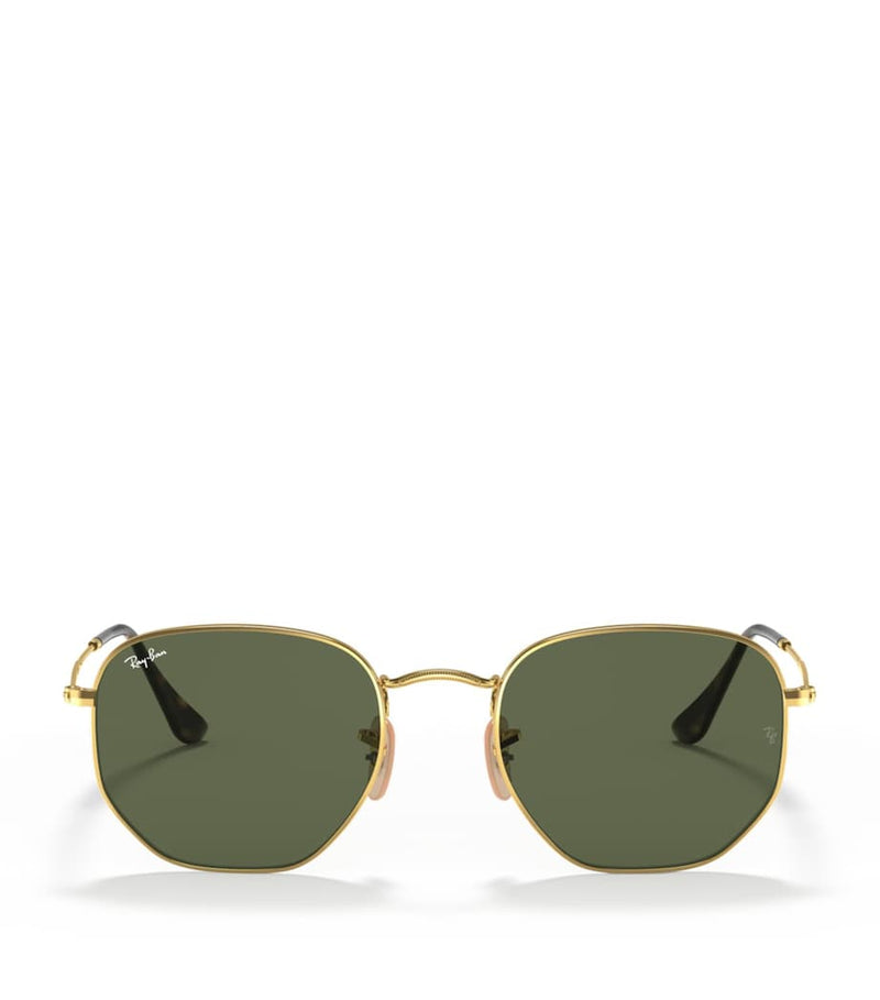 Ray-Ban RB3548N hexagonal metal sunglasses (British brand)