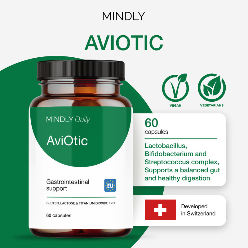AviOtic probiotic complex 60 capsules - British product