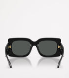 Versace square sunglasses gold-tone metal frame - British product