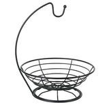 Argos Home fruit bowl with banana tree black metal wire (British brand)