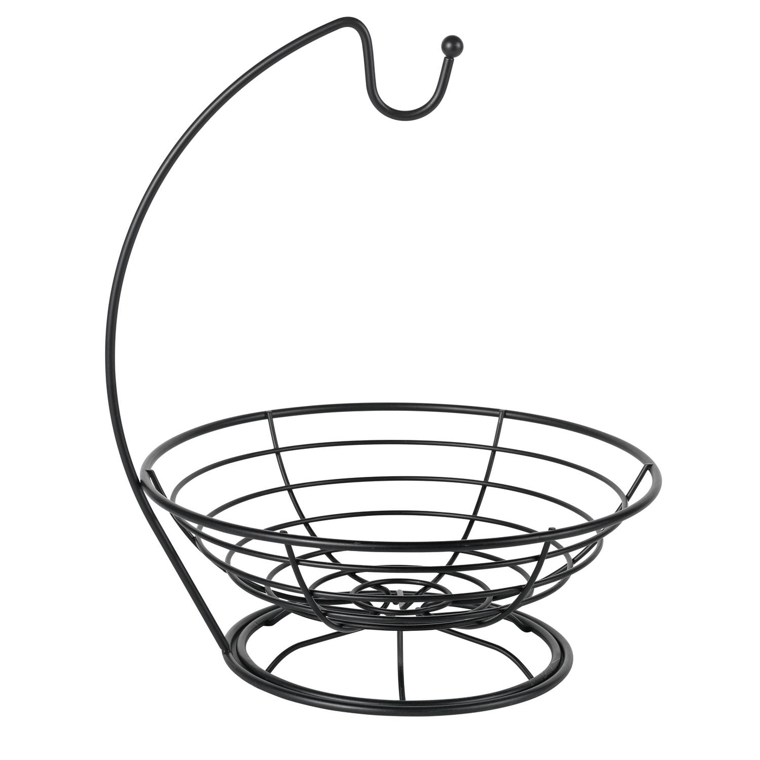 Argos Home fruit bowl with banana tree black metal wire (British brand)