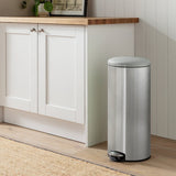 Habitat domed pedal bin 30 litre silver (British brand)