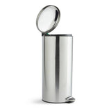 Habitat domed pedal bin 30 litre silver (British brand)