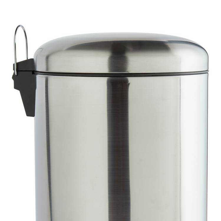 Habitat domed pedal bin 30 litre silver (British brand)