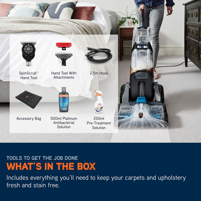 Vax Platinum Smartwash carpet cleaner - British product