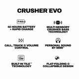 Skullcandy Crusher Evo wireless headphones black, UK version