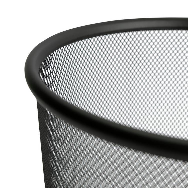 Habitat 12 litre black waste paper bin, imported from the UK
