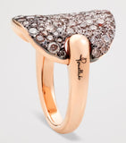 Pomellato Sabbia ring rose gold and diamond - British product
