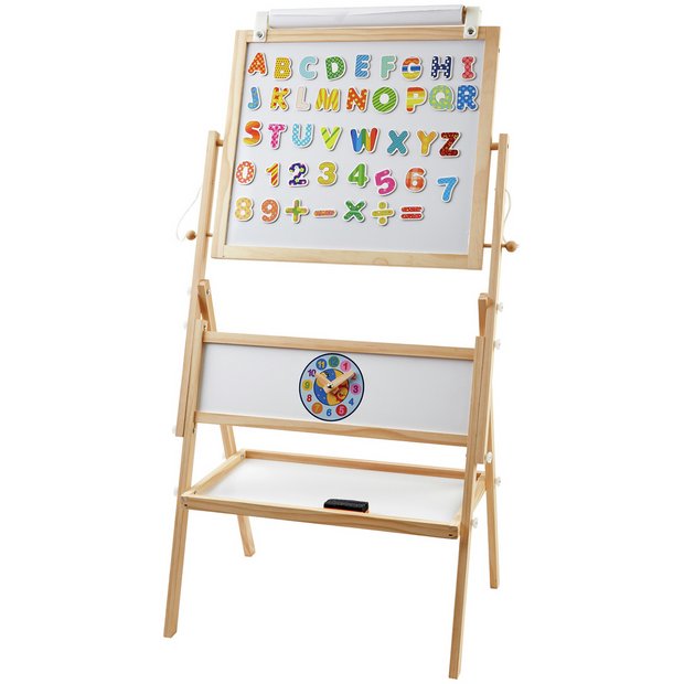 Chad Valley double sided wooden easel for children, UK version