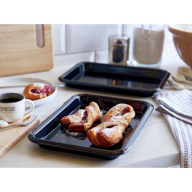 Habitat 2 piece small oven tray set, UK version