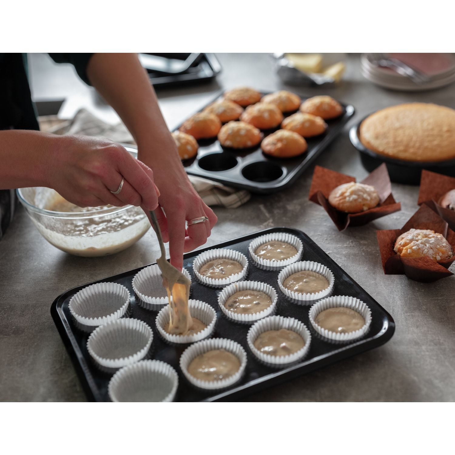 Habitat 2 piece non-stick cake tin set, imported from the UK