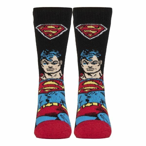 Heat Holders Lite Mens Novelty Superman Socks 6-11 UK GOODS Superdrug   