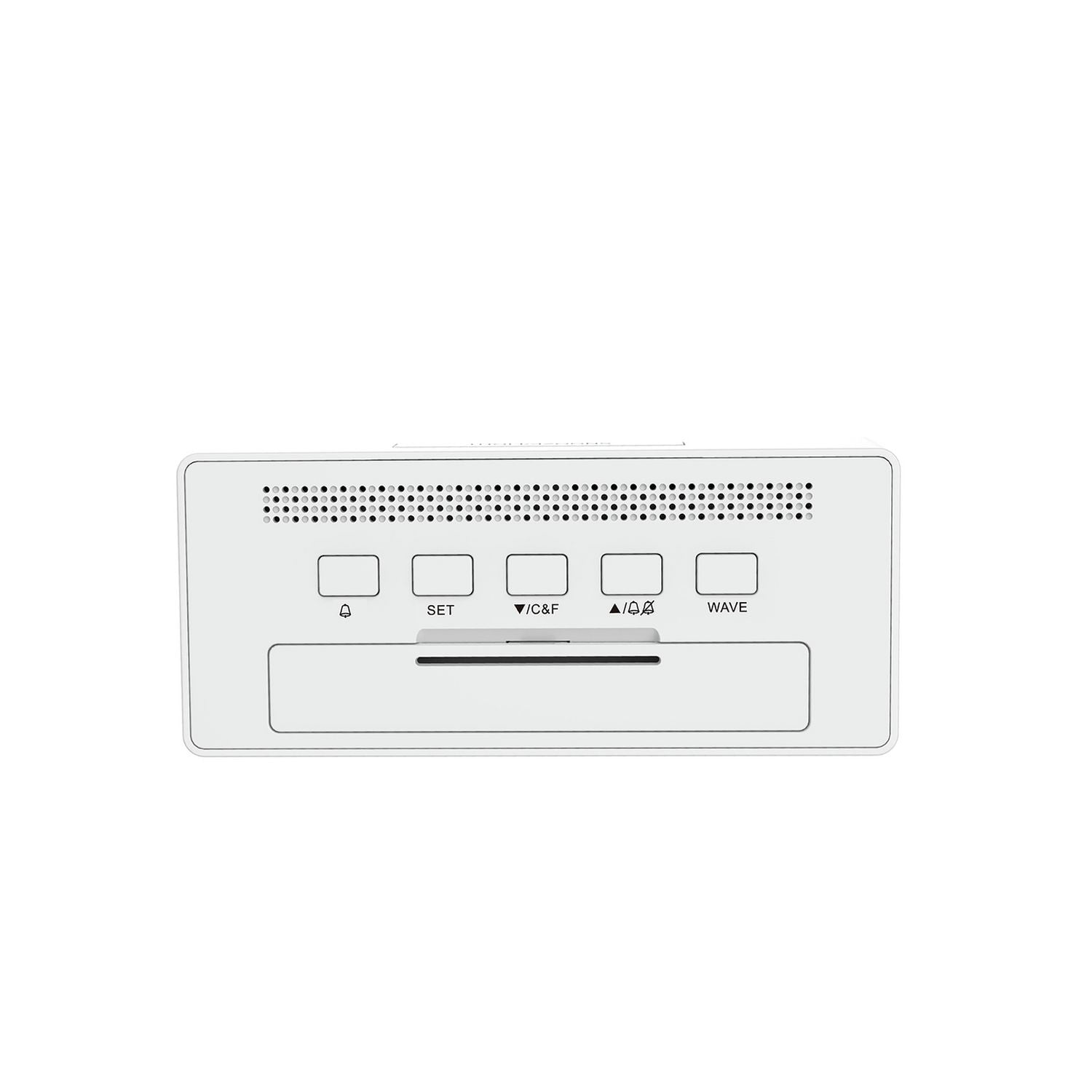 Precision Radio Controlled Alarm Clock White, imported from the UK
