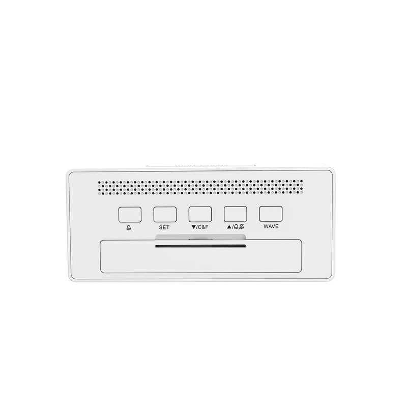 Precision Radio Controlled Alarm Clock White, imported from the UK