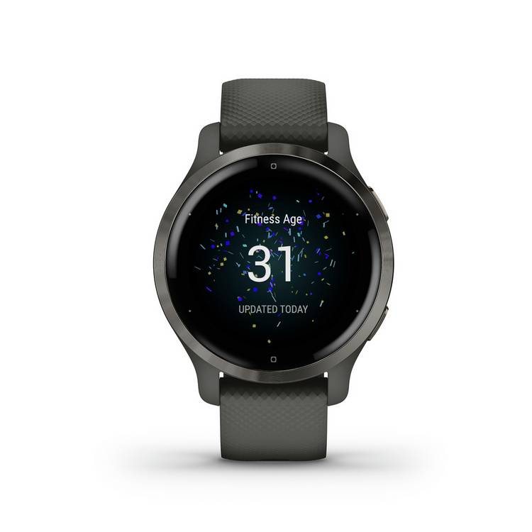 Garmin Venu 2S smart watch slate graphite - (British brand)