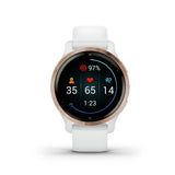 Garmin Venu 2S GPS Smart Watch - Rose Gold / White