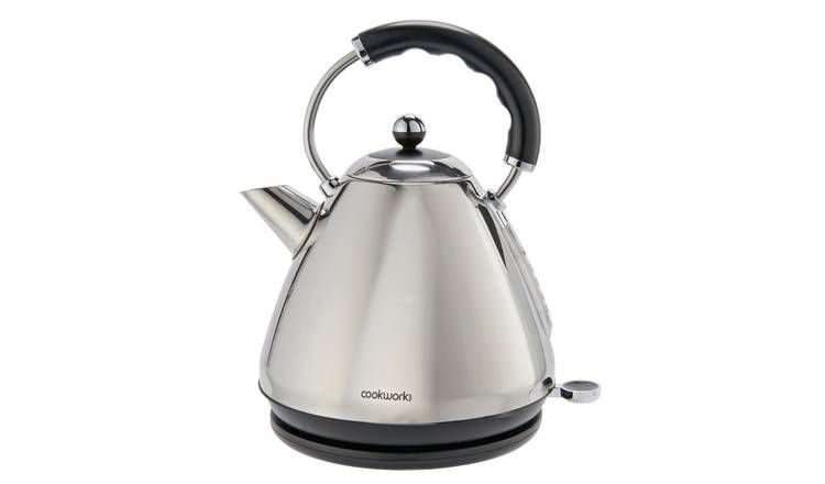 Cookworks Pyramid Kettle - Stainless Steel GOODS Argos