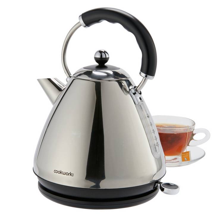Cookworks Pyramid kettle 1.7L - British product