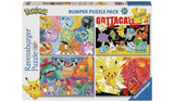 Pokemon 4 x 100 Piece Jigsaw Puzzle GOODS Argos