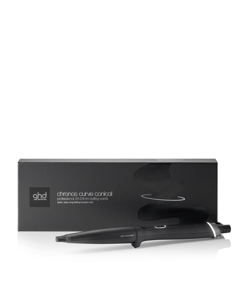 ghd Chronos Curve conical wand hair curler 28-23mm, UK version