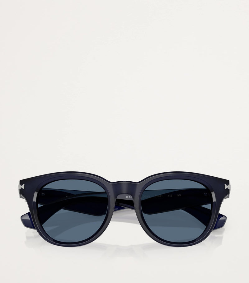 Burberry acetate round sunglasses - British product