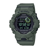 Casio G-SHOCK men's digital watch with khaki resin strap (British brand)