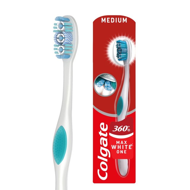 Colgate 360 Max White One Medium Toothbrush GOODS M&S   