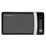 Russell Hobbs 700W 17L black microwave, imported from the UK