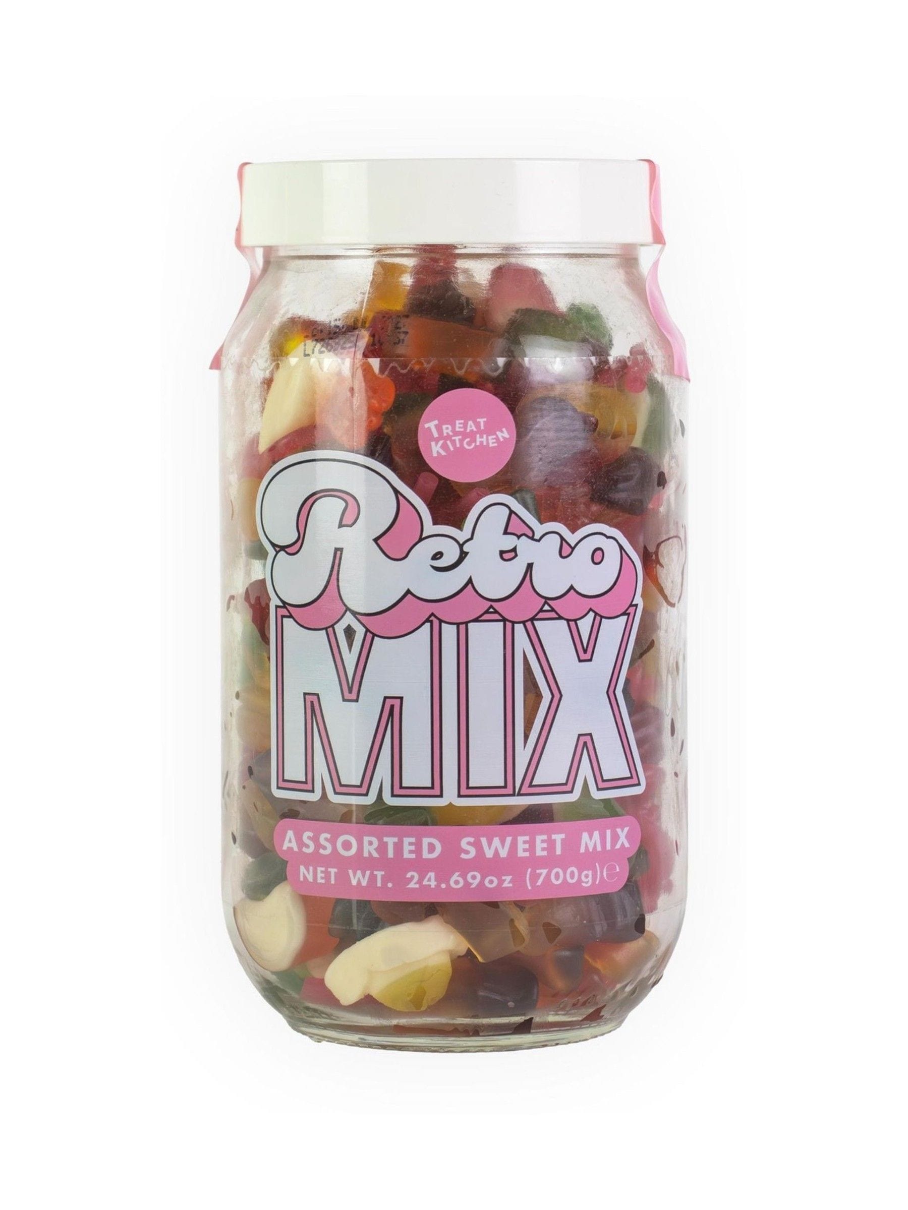 Treat Kitchen Retro Mix sweets jar 700g, imported from the UK