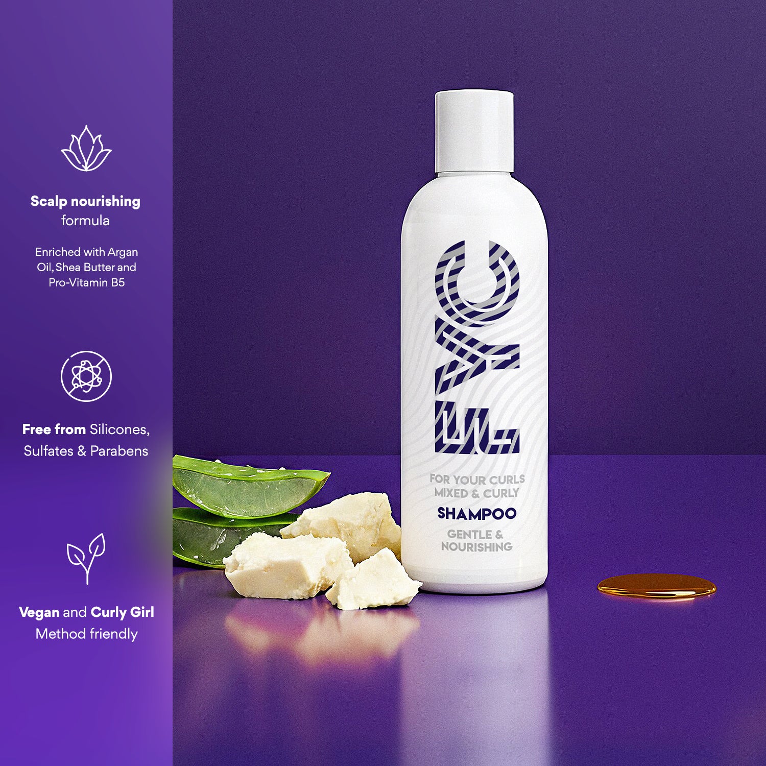 FYC Gentle & Nourishing curly shampoo 250ml, UK version
