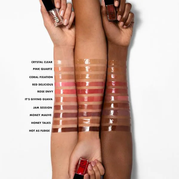 e.l.f. Glow Reviver Lip Oil Money Mauve, imported from the UK